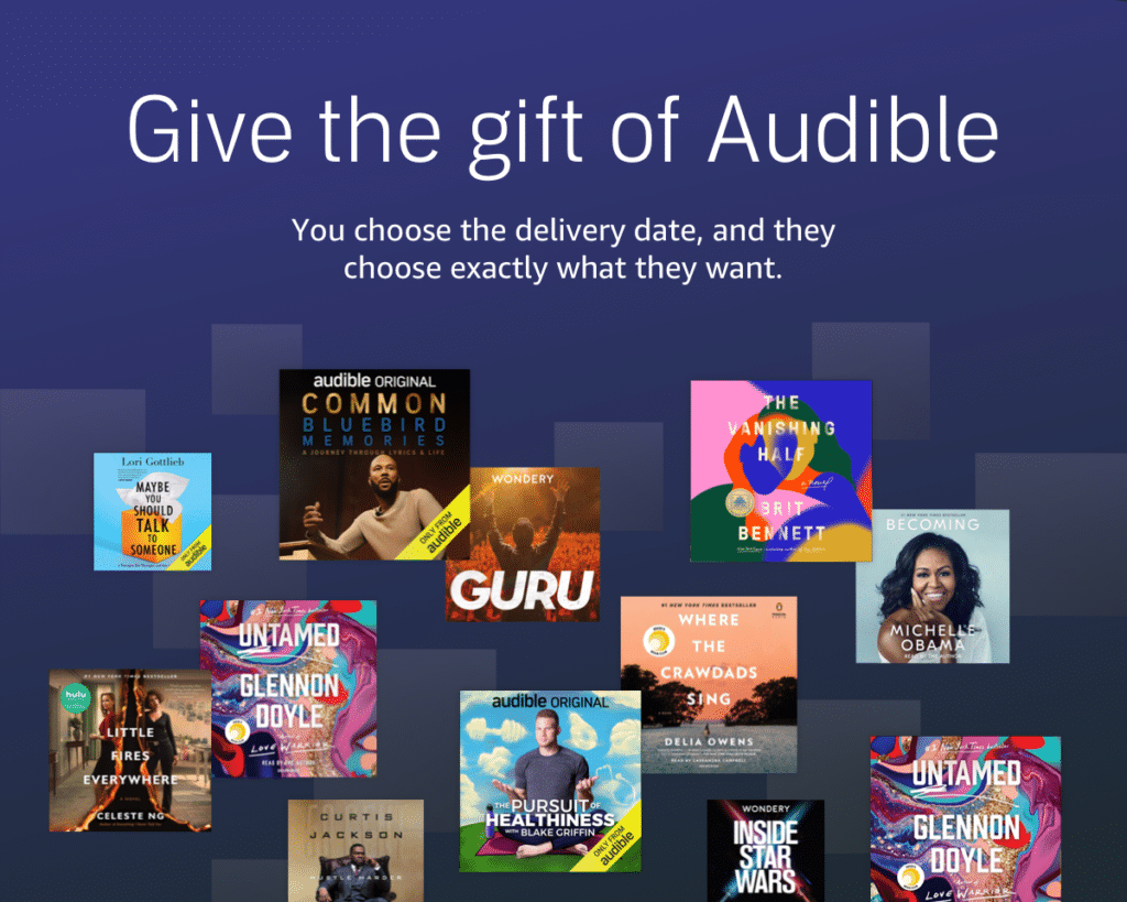 audible subscription as the best gift for medical students